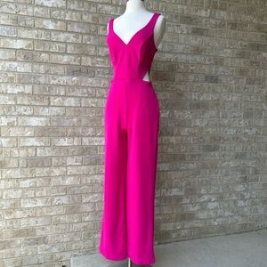 Crystal Skies- Hot Pink Catsuit